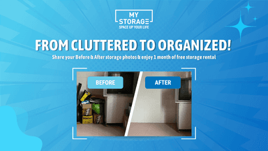 MyStorageの「散らかった部屋から整った空間へ」チャレンジ！