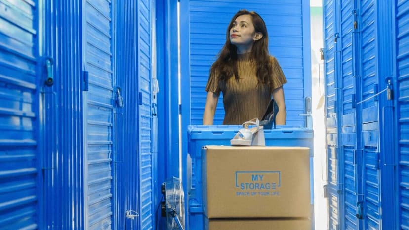 셀프스토리지에서 짐을 편리하게 찾아가기