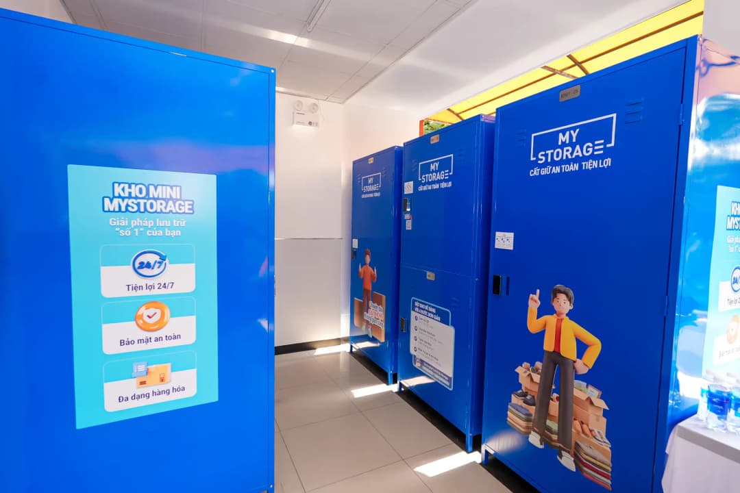 MY STORAGE locker unit inside the store