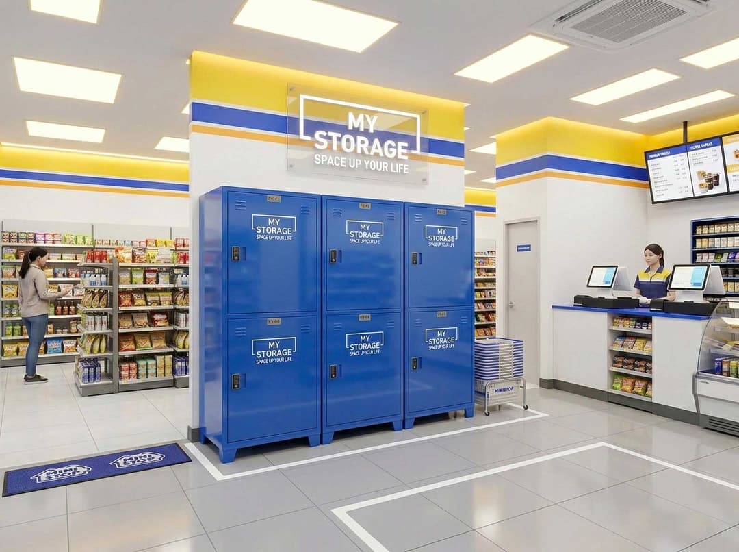 Storage locker at ministop 5