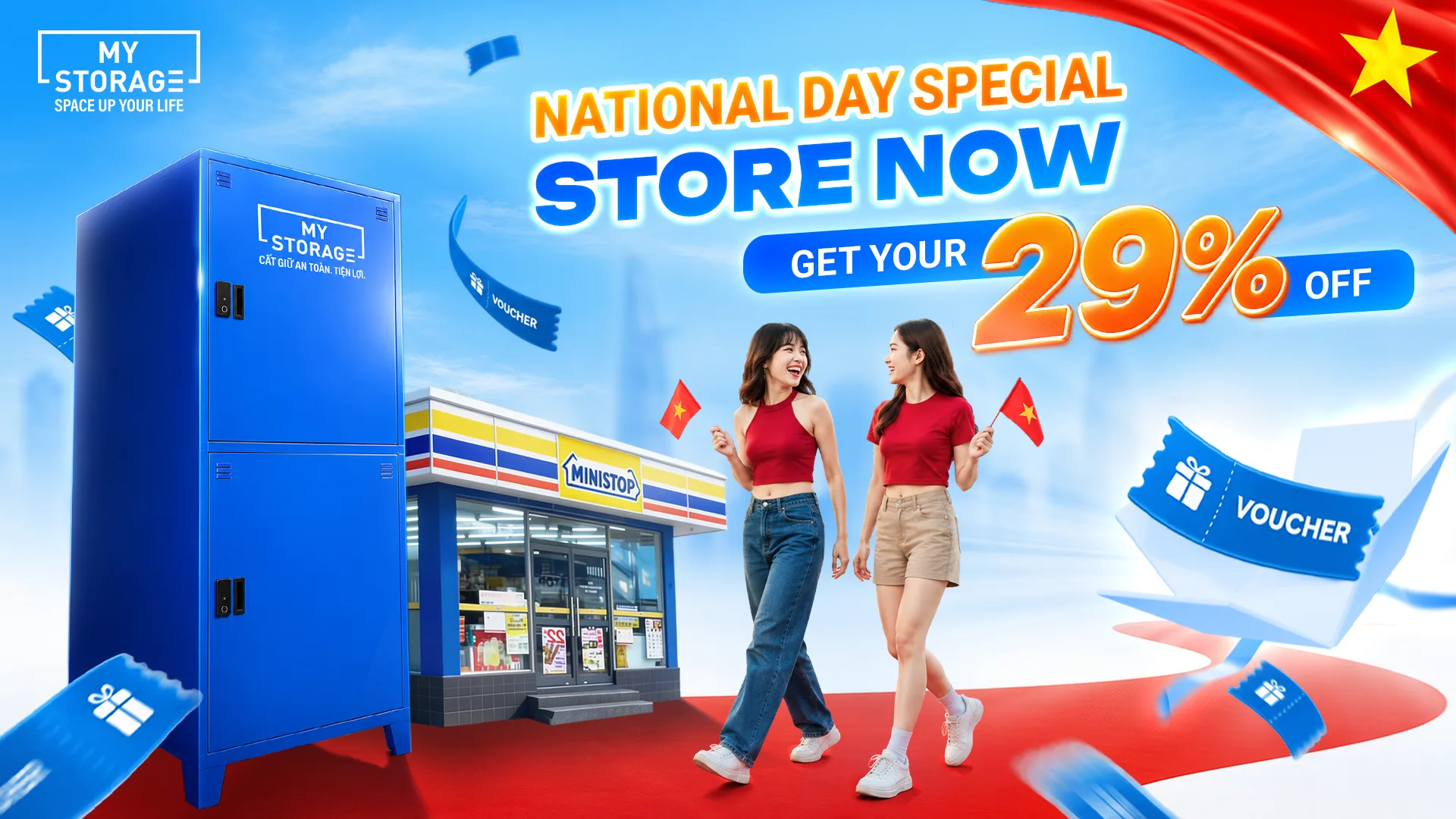 MyStorage National Day promotion — up to 29% off storage