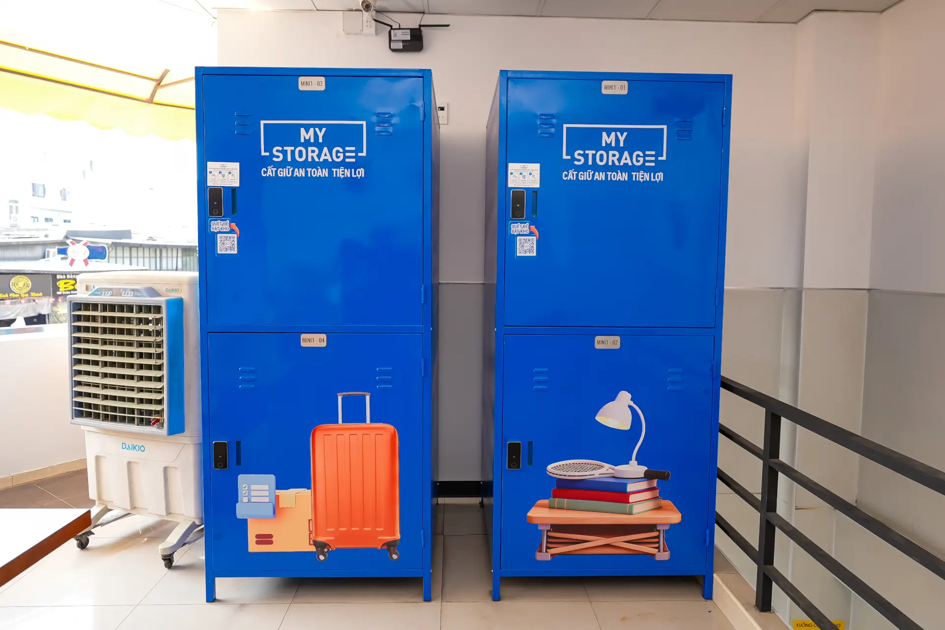 Các kho mini MyStorage tại cơ sở 375 Võ Nguyên Giáp