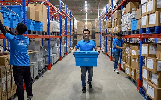 Thuê kho kệ chung hiện đại, sạch sẽ có máy lạnh tại Mystorage