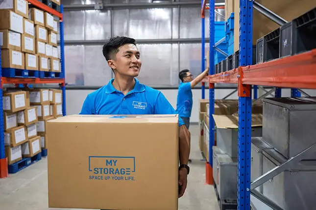Hệ thống kho kệ chung Mystorage thích hợp lưu trữ khối lượng lớn