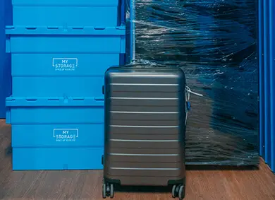 Kho lưu trữ vali, hành lý đa dạng kích cỡ tại Mystorage