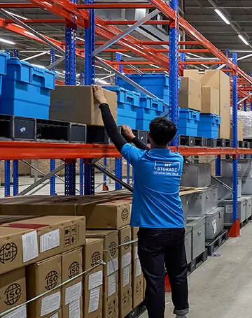 Lưu trữ hồ sơ lâu năm tại kho kệ chung của Mystorage