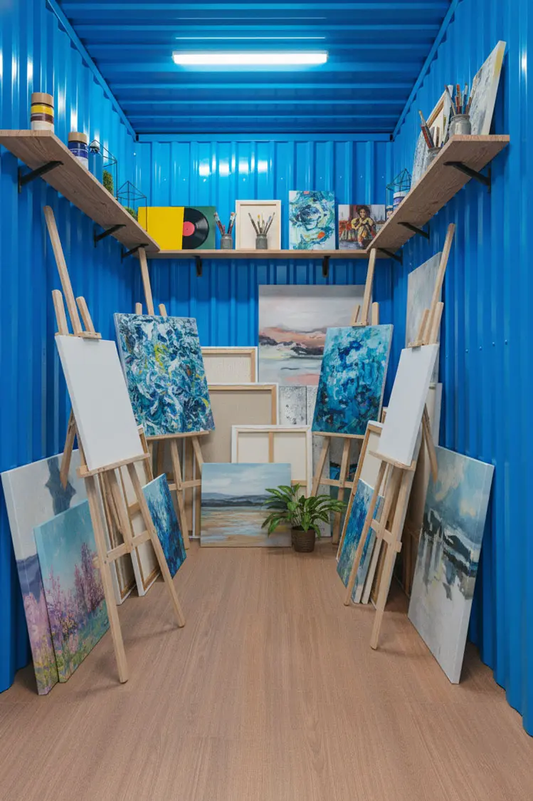 Lưu tranh ảnh với kho điều hoà và kiểm soát độ ẩm