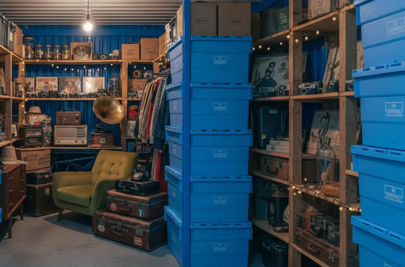 Bảo quản ảnh, bộ sưu tập & đồ vintage an toàn bằng cách lưu trữ trong kho mini