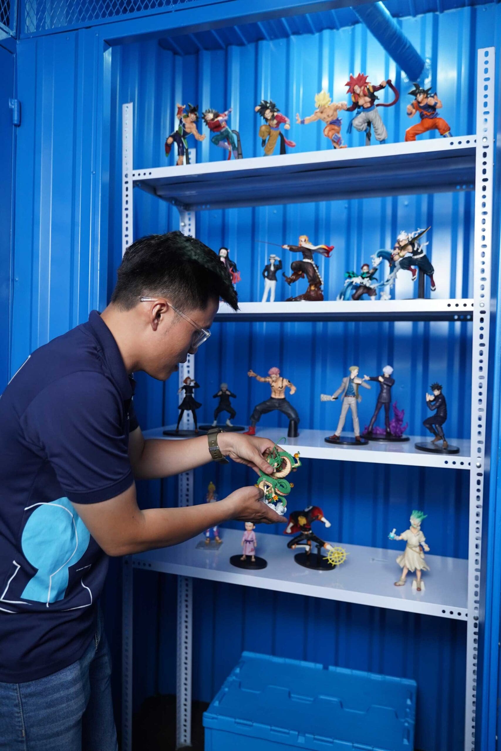 Lưu trữ mô hình, đồ chơi trong kho