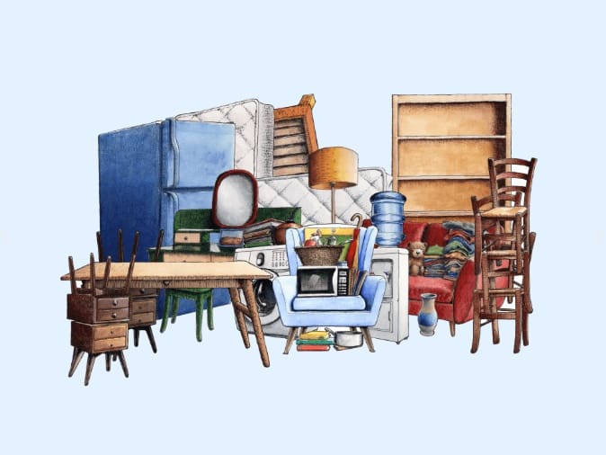 large storage locker unit