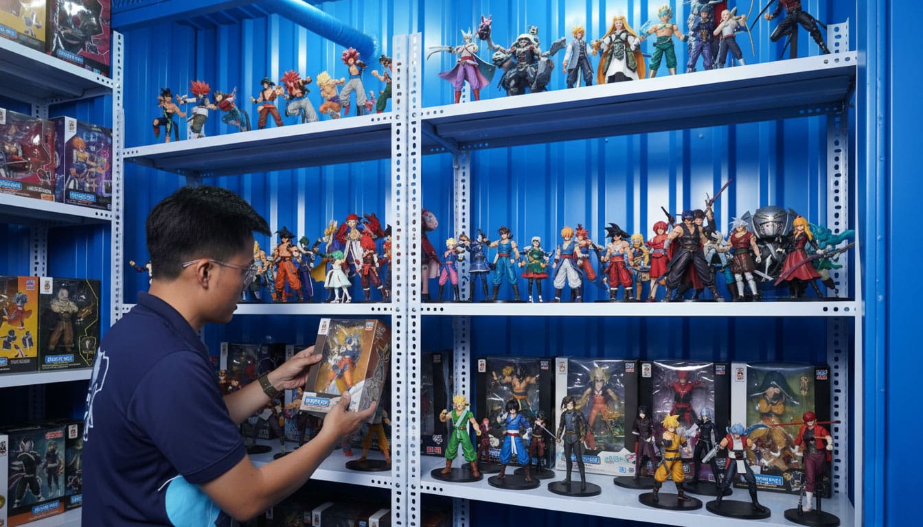 Lưu trữ bộ sưu tập (LEGO, action figures, máy ảnh) an toàn.