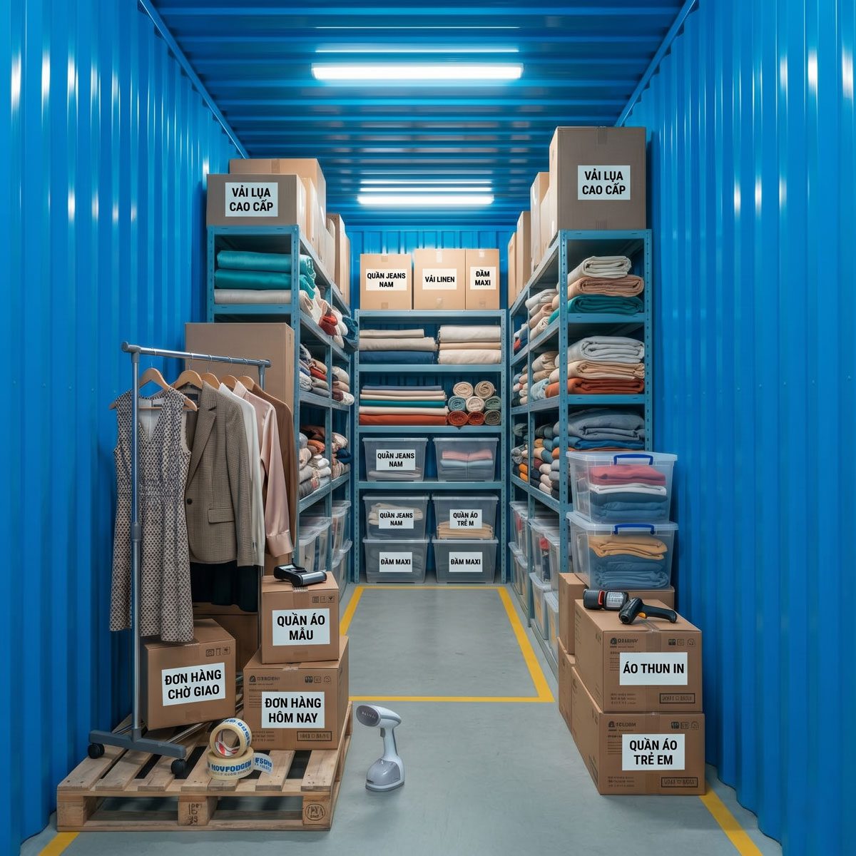 Vì Sao Cần Kho Chứa Quần Áo, Vải Lụa Riêng Biệt?