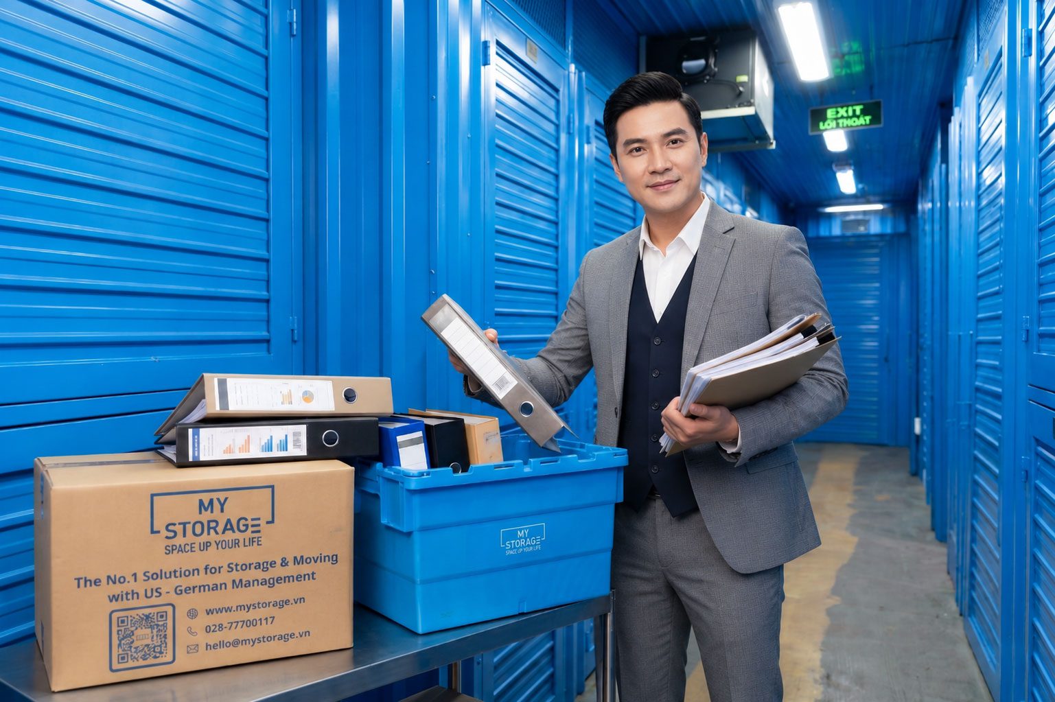 Thuê Kho Mini Chứa Sách Vở & Tài Liệu Cá Nhân Tránh Ẩm Mốc